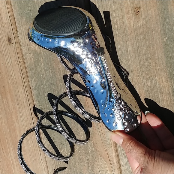 *NEW* Sexy spiral rhinestone heels - Picture 16 of 17